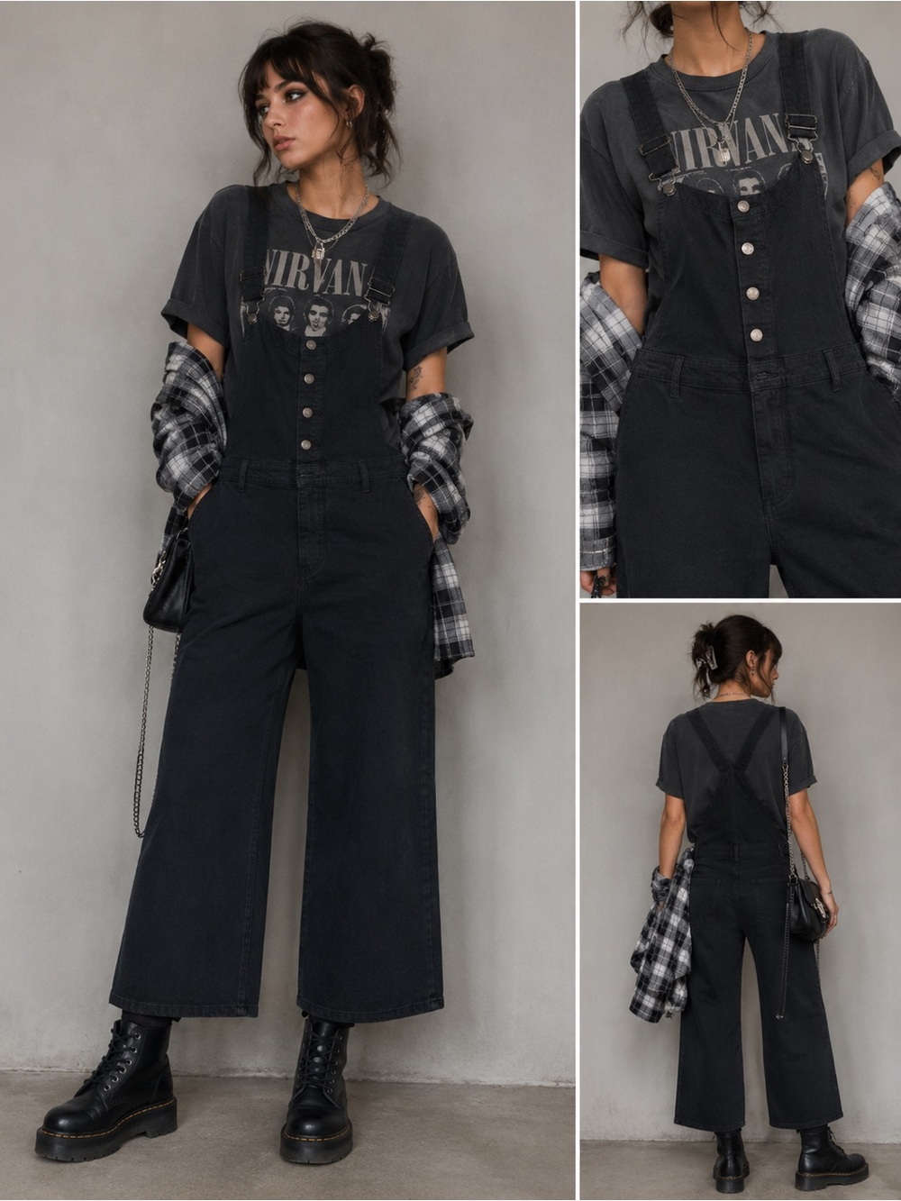 Universal Thread Overalls | Size 10 | NWT | Black Wide Leg Utility Jumpsuit